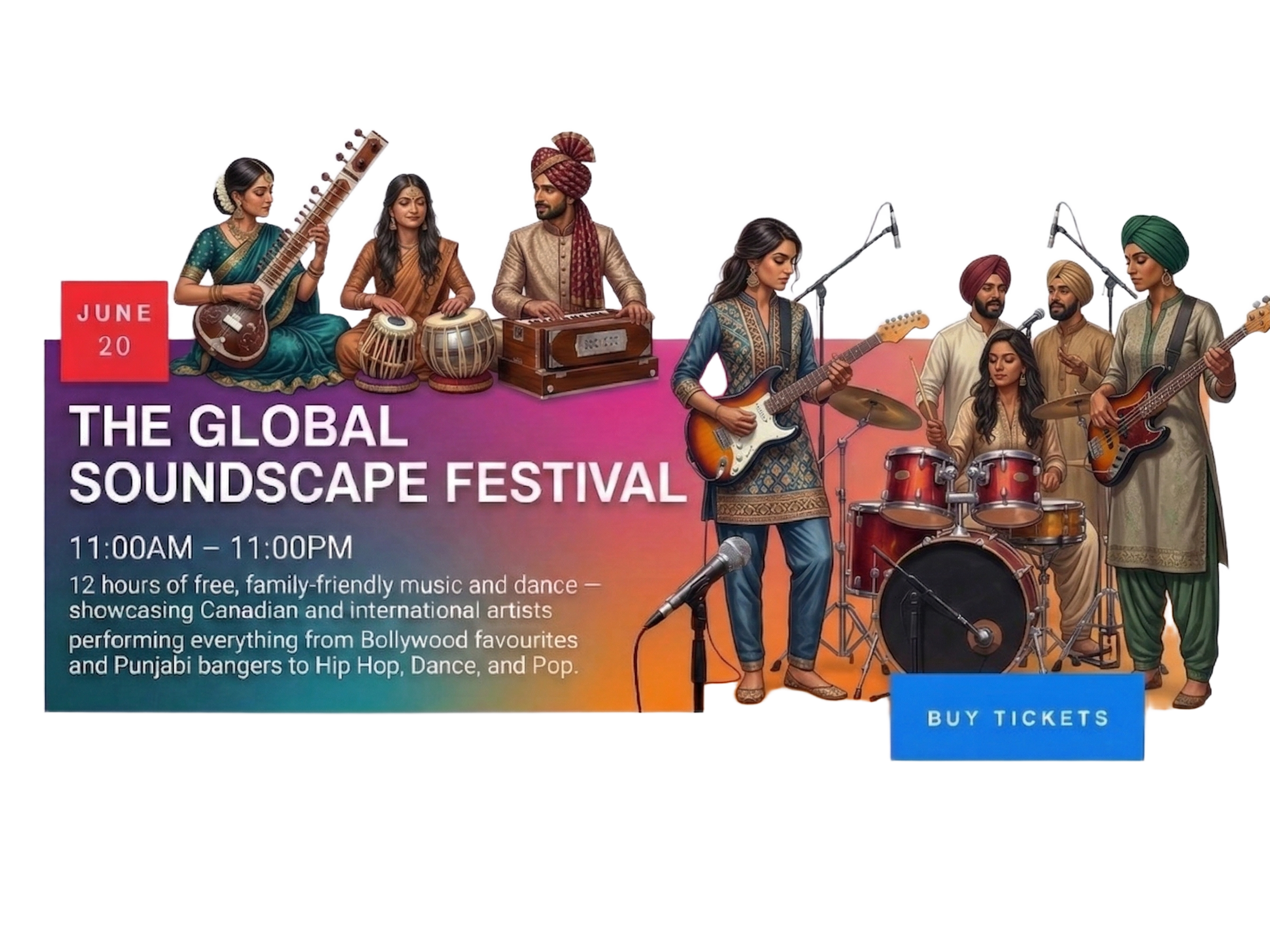 June 20 — The Global Soundscape Festival